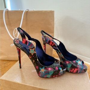 CHRISTIAN LOUBOUTIN 120mm HOT CHICK Sling Back.